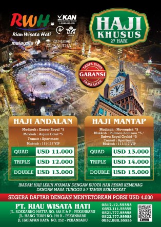 HAJI KHUSUS ANDALAN