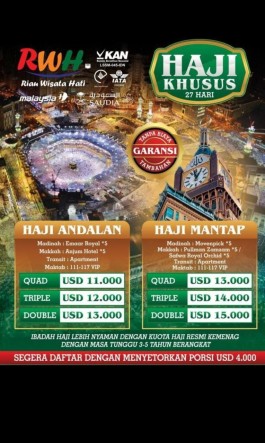 HAJI KHUSUS  MANTAP ( DOUBLE ) 