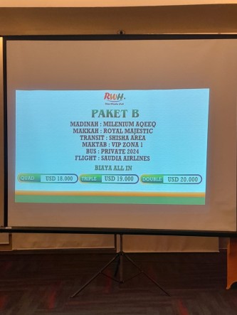 HAJI PERCEPATAN PAKET B ( DOUBLE ) 